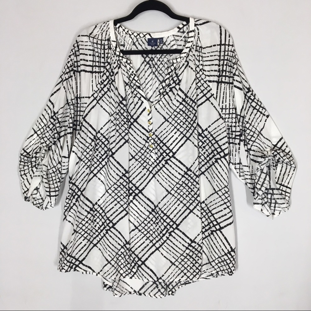KAARI Blue Woman Blouse
